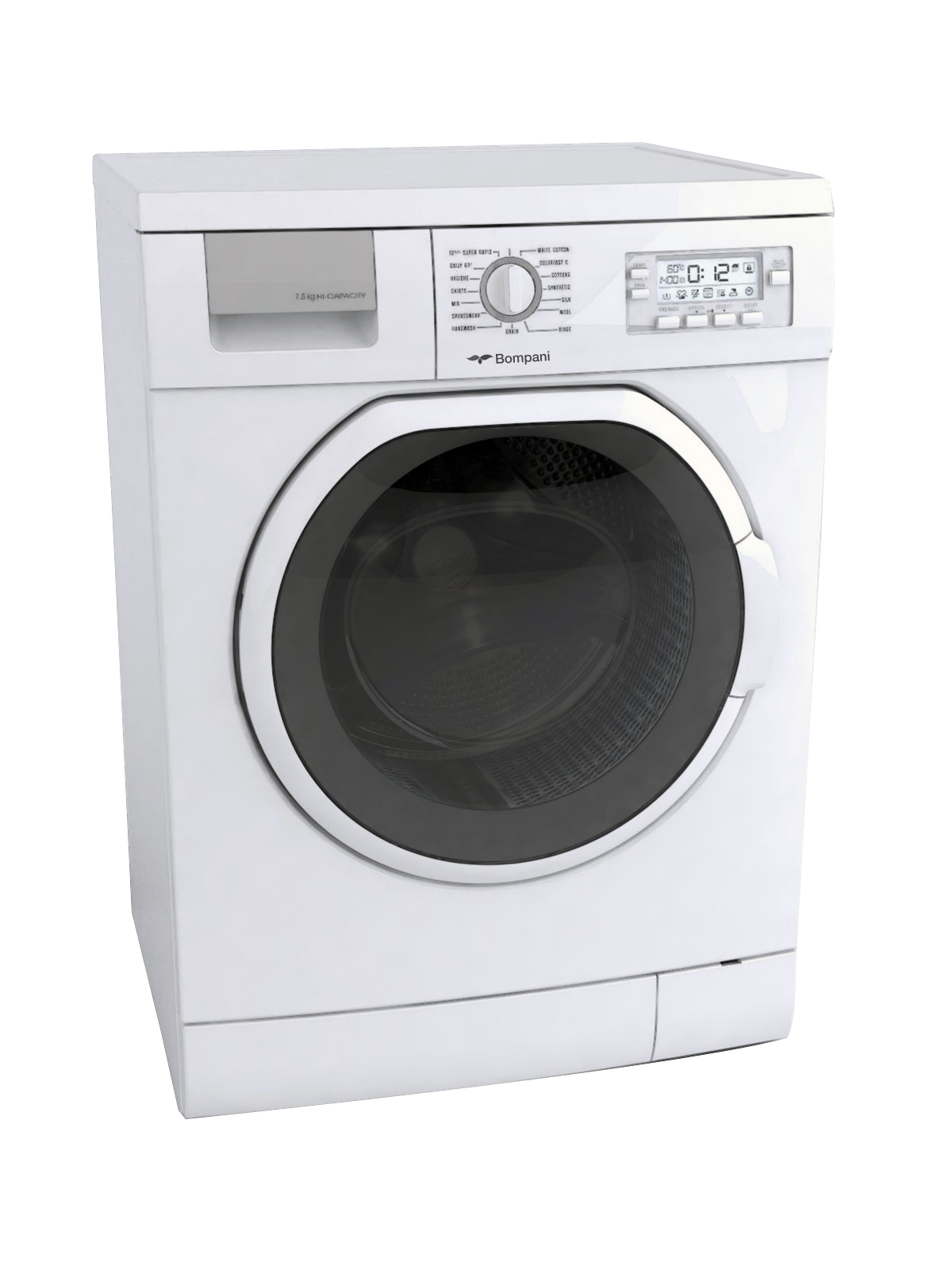 Lavabiancheria BOMPANI: efficienza energetica racchiusa in un design accattivante e moderno per uno stile personalizzato